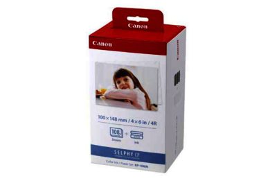 Canon CP KP-108IP Printer Paper and Cartridge - 108 Sheets